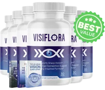 VisiFlora Ultimate — 6 bottles 180-day supply best value